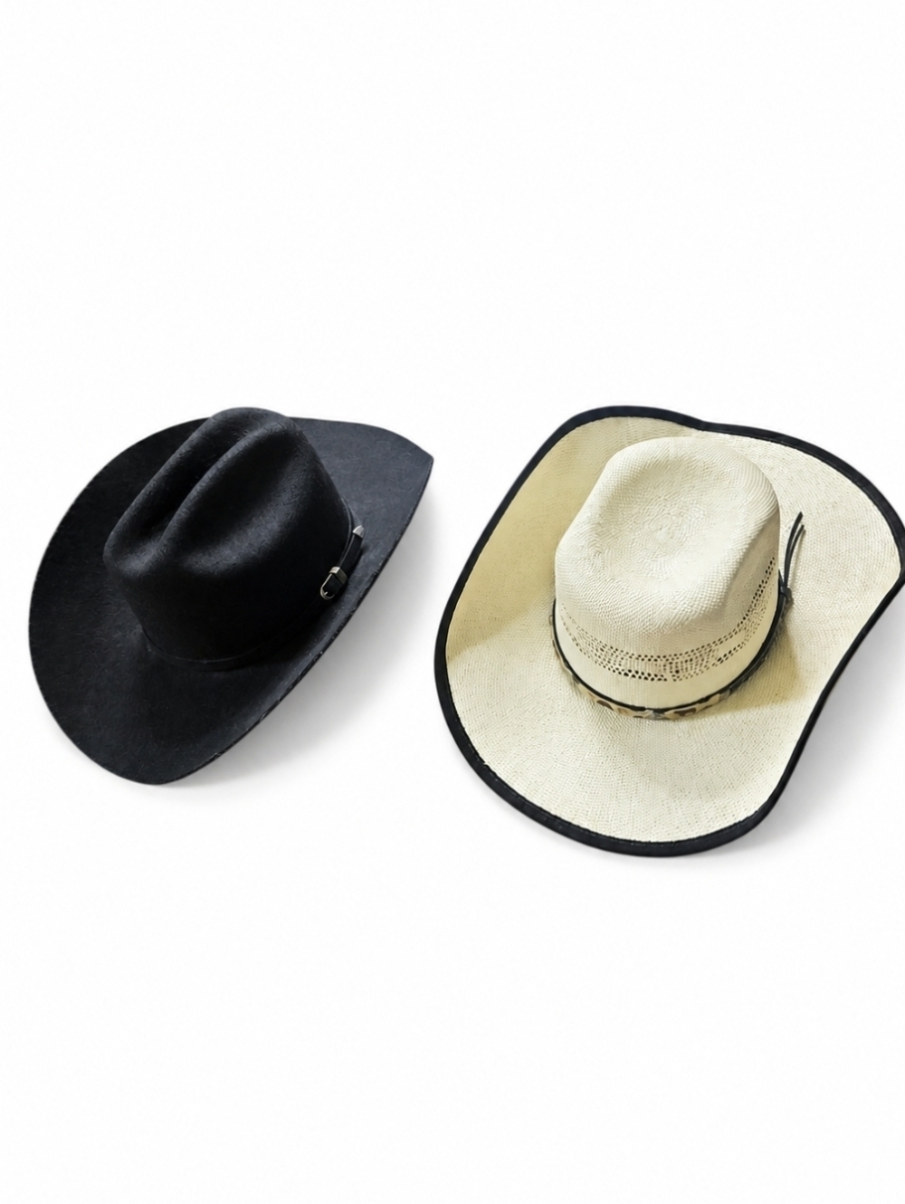 Men's Western Boho Cowboy Hats Bundle Of 2